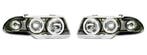 Koplampen geschikt voor Opel  Astra F 95-97  Halo Rims zwart, Verzenden, Nieuw, Opel