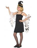 Charleston jurk voor kinderen zwart, Ophalen of Verzenden, Nieuw