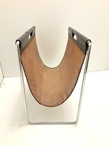 Brabantia - Porte-revues - Chromé(e), Cuir