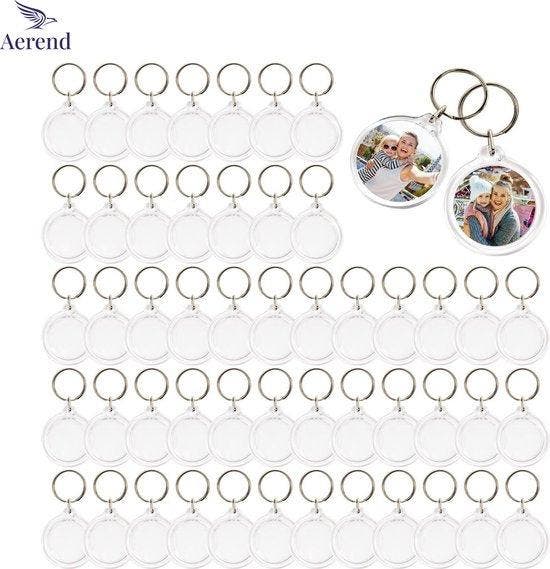 2dekans | Aerend - Pak van 50 sleutelhangers om eigen foto, Diversen, Kerst, Ophalen of Verzenden