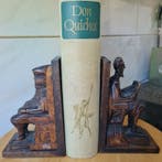 Boekensteunen (2) - Eik - Don Quichot, Sancho Panza