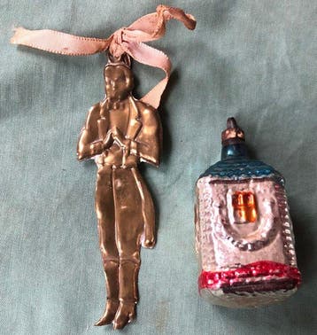 Kerstdecoratie - Glas, Porselein - Kindje Jezus en antieke, Diversen, Nieuw