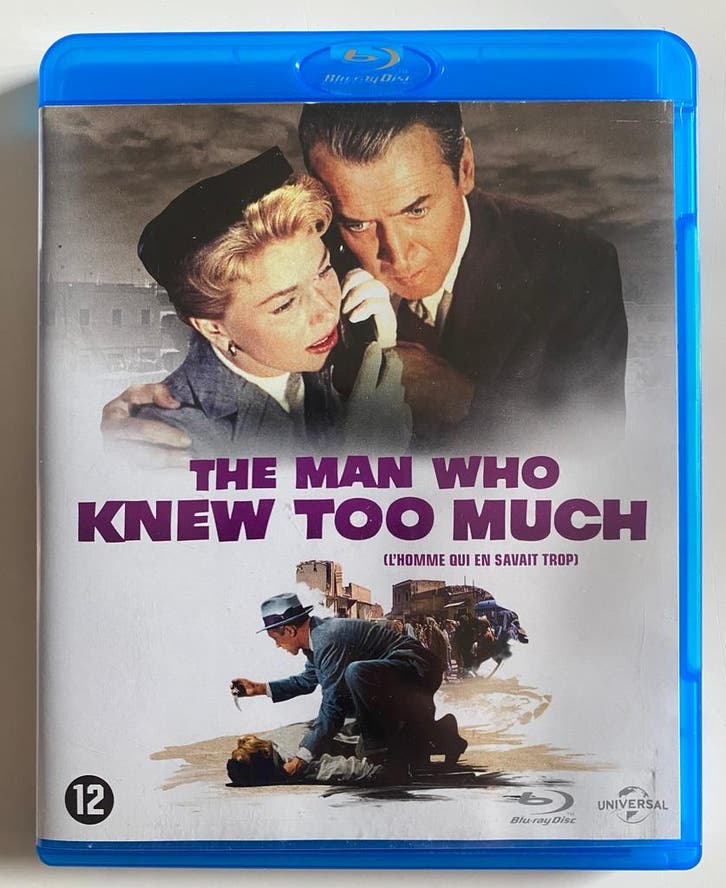 THE MAN WHO KNEW TOO MUCH (BLURAY), Cd's en Dvd's, Blu-ray, Gebruikt