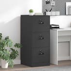 vidaXL Bestandkast met lade Zwart 44 x 50 x 106.5 cm, Verzenden, Nieuw