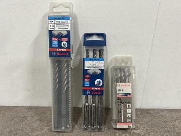 Veiling - Bosch boor set 3-delig, Doe-het-zelf en Bouw, Nieuw
