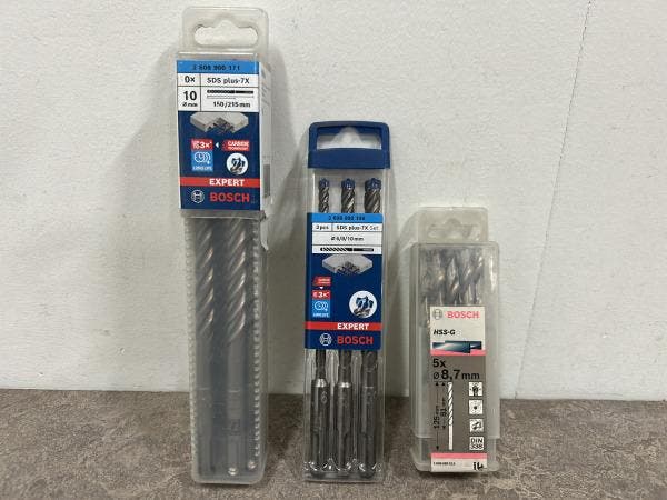 Veiling - Bosch boor set 3-delig, Bricolage & Construction, Outillage | Pièces de machine & Accessoires
