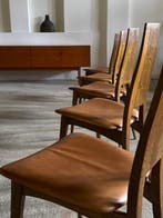 Veil - Ernst Martin Dettinger - Chaise (5) - Cuir, Chêne