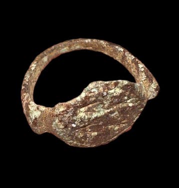 Oud-Romeins ring, zegelring, zegel (Zonder minimumprijs)