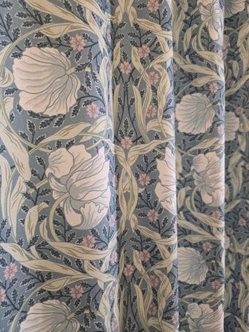 Stof van William Morris Pimpernel Art Nouveau Beperkte