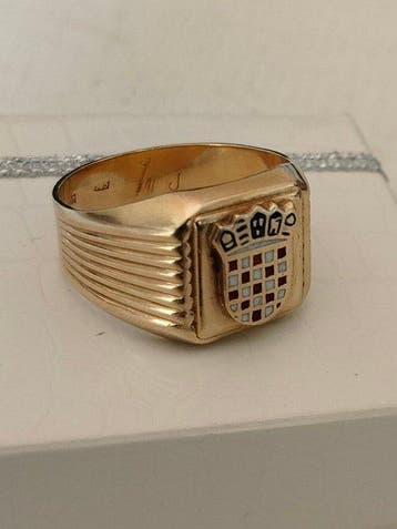 Ring - 14 karaat Geel goud - Vintage - Fiume/Rijeka, Bijoux, Sacs & Beauté