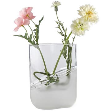 Peill and Putzler Peill & Putzler Massivglas Vase,, Verzenden