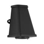 Wandverlichting modern Triton Muurlamp Zwart, Tuin en Terras, Verzenden, Nieuw