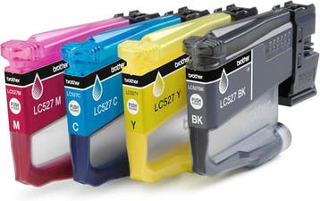 Brother LC527VAL Inktcartridge 4-Pack Origineel Zwart, Cy..., Ophalen of Verzenden, Nieuw