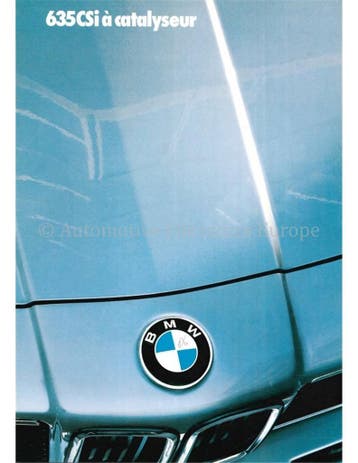 1986 BMW 6 SERIE BROCHURE FRANS, Nieuw