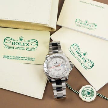 Rolex - Yacht-Master Platinum Dial & Bezel - 116622 - Heren