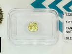 1 pcs Diamant (Couleur naturelle) - 1.01 ct - Coussin -