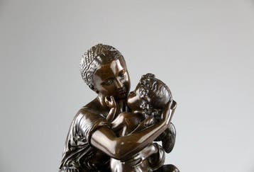Moreau - sculptuur, Allegory of Love - 25 cm - Gepatineerd
