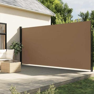 vidaXL Windscherm uittrekbaar 220x300 cm taupe, Verzenden, Nieuw