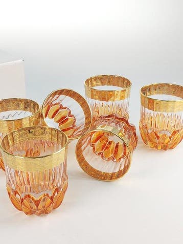 SECOLOVENTESIMO - Drinkservies (6) - Geen loodkristal.