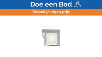 Bieden: DeltaLight Heli 1 square light white stairs light, Ophalen of Verzenden, Nieuw