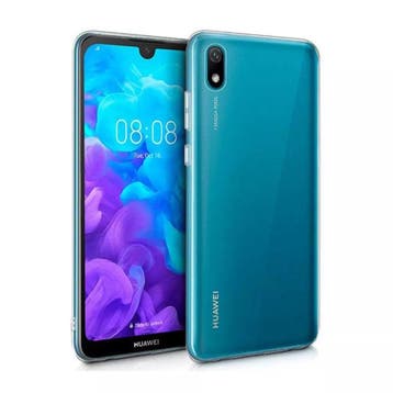 Huawei Y5 2019 Transparant Clear Case Cover Silicone TPU, Télécoms, Verzenden