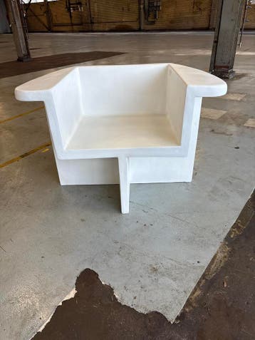 101 Copenhagen Brutus Lounge Chair - Bone White - Fauteuil -, Verzenden