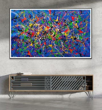 Gabriel Alba - EUFORIA CROMATICA 9 XXL No reserve, Antiek en Kunst