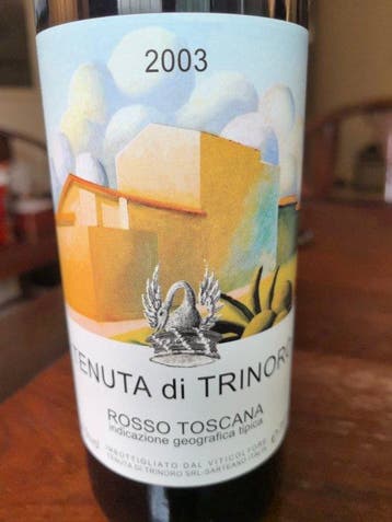 2003 Tenuta di Trinoro, Rosso Toscana - Toscane IGT - 1, Nieuw