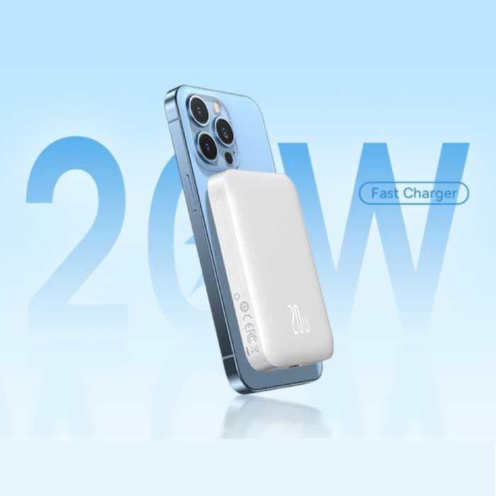 10.000mAh Mini Magnetische Qi Powerbank voor Mobiele, Télécoms, Batteries externes, Envoi