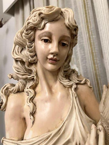 The Angelica Collection - Beeld, Vloerlamp - 110 cm - Hars