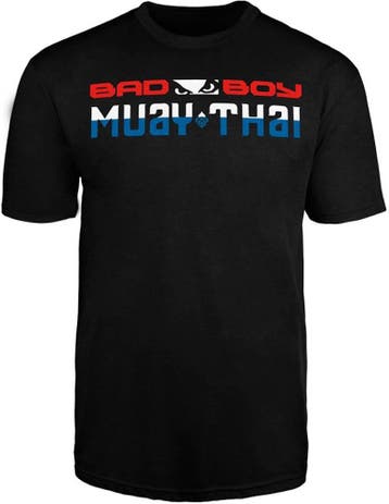 Bad Boy MUAY THAI DISCIPLINE T-shirt Zwart MUAY THAI Kleding, Verzenden, Zwart, Vechtsport, Bad Boy