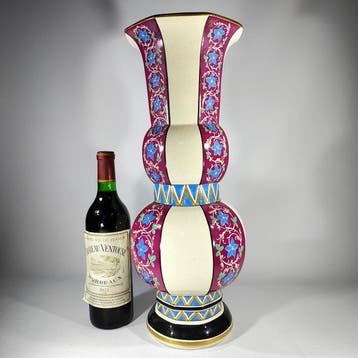 Vase - Grand vase Art Déco - H. 45 cm - Céramique, Antiquités & Art