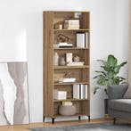 vidaXL Highboard Artisan Eiken 69,5 x 34 x 180 cm Bewerkt, Huis en Inrichting, Kasten | Dressoirs, Verzenden, Nieuw