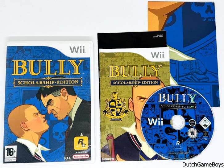Nintendo Wii - Bully - Scholarship Edition + Map - HOL, Games en Spelcomputers, Games | Nintendo Wii, Gebruikt, Verzenden