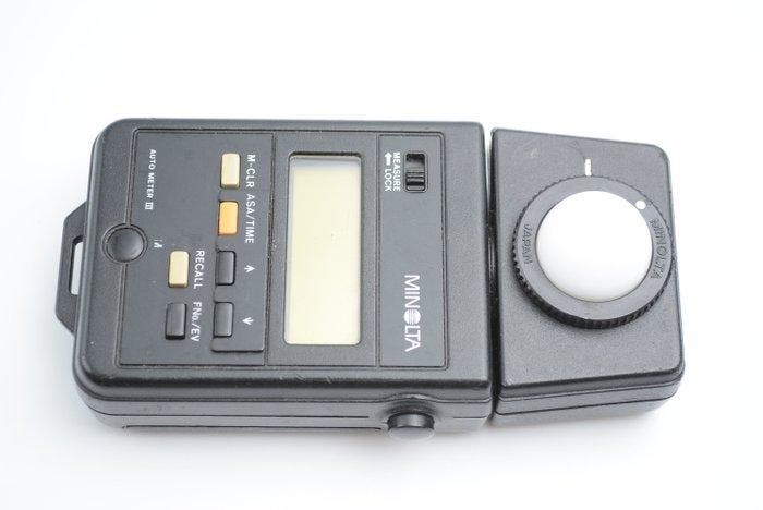 Minolta Auto Meter III Lichtmeter, Audio, Tv en Foto, Fotocamera's Analoog