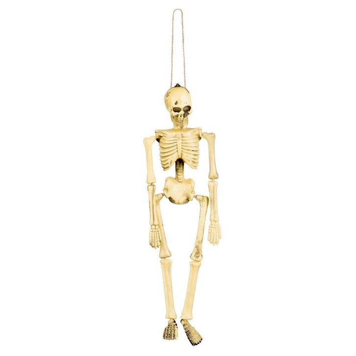 Halloween Skelet Touwtje 40cm, Hobby en Vrije tijd, Feestartikelen, Nieuw, Verzenden