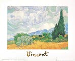Vincent van Gogh - Cornfield with cypresses, 1889 - Artprint