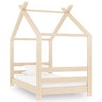 vidaXL Kinderbedframe massief grenenhout 70x140 cm, Kinderen en Baby's, Verzenden, Nieuw