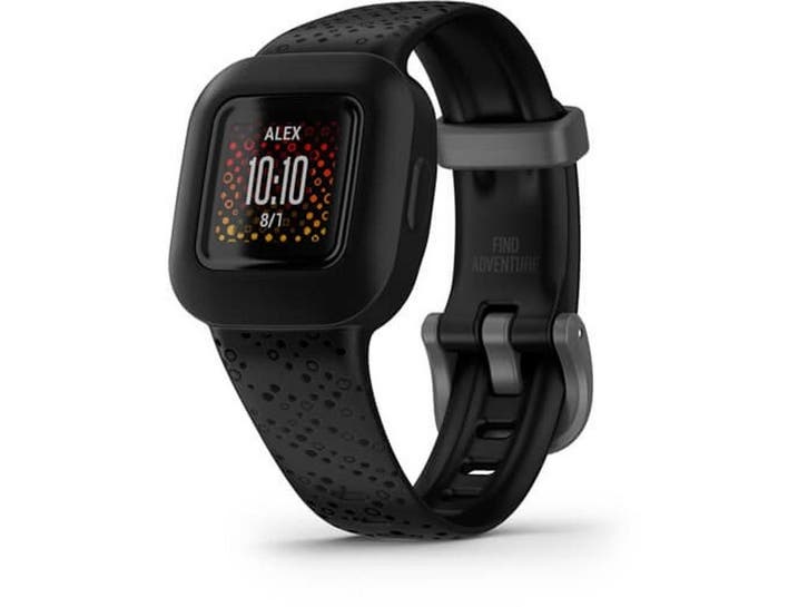 Garmin vivofit jr. 3 - Smarttracker - Waterproof - Zwart, Handtassen en Accessoires, Smartwatches, Zo goed als nieuw, Verzenden