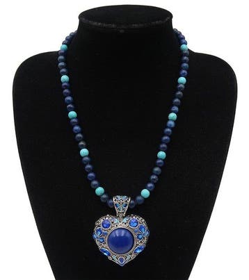 Lapis lazuli - Howliet turquoise - Boeddhistische