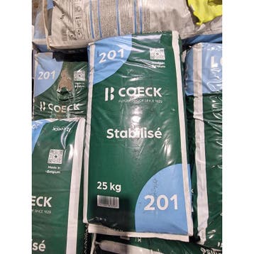 Stabilisé 25kg - coeck - pe plastic zak (nr 201)