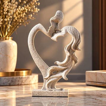 Eternal Love – An Elegant Abstract Sculpture Celebrating
