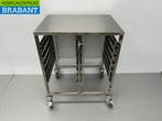 HCB acier inoxydable Chariot à double plateau 12 x 1/1 GN, Verzenden