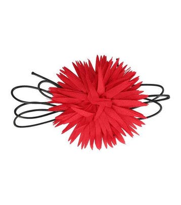 Haarband Bloem - Veter - Striklint - Rood