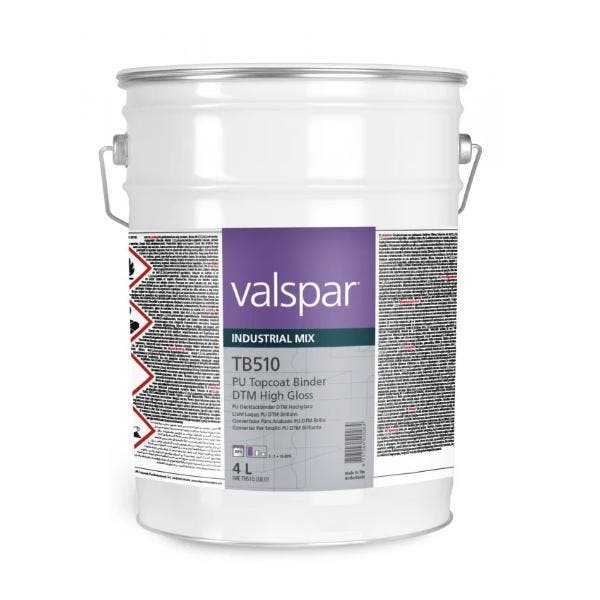4L TB510 PU Topcoat binder DTM high gloss Valspar VIM, Autos : Divers, Outils de voiture, Envoi