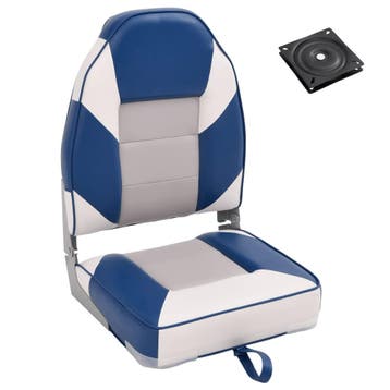 vidaXL 2-delige Bootstoelenset met hoge rugleuning, Sports nautiques & Bateaux, Accessoires navigation, Verzenden