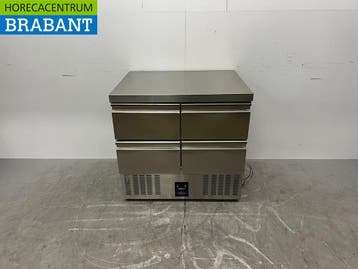 Table de travail réfrigérée Rubbens en acier inoxydable, 4, Verzenden