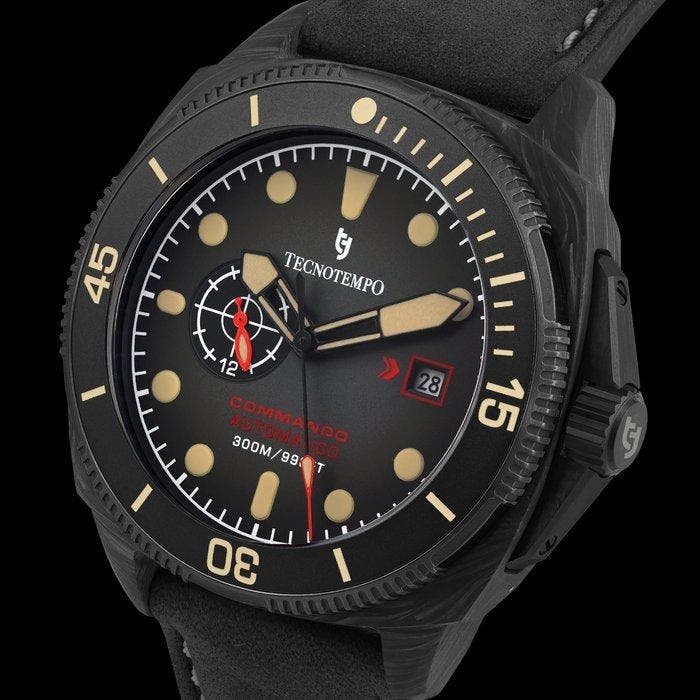Tecnotempo - Commando - Forged Carbon & Titanium -, Bijoux, Sacs & Beauté, Montres | Hommes