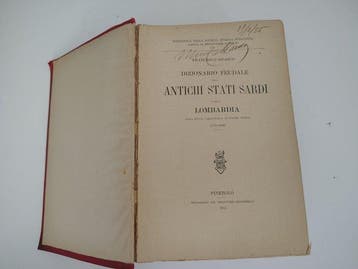 Francesco Guasco - 1911 - Dizionario Feudale Antichi Stati