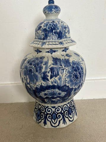 De Porceleyne Fles, Delft - Vase (3) - Faïence, Antiquités & Art